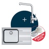 Franke Set Smart SRX 611-86 LB desni sudoper + LINA L DOCCIA slavina