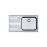 Franke Set Smart SRX 611-86 LB lijevi sudoper + LINA L DOCCIA slavina