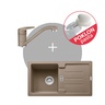 Franke Set Strata STG 614-78 sudoper + NOVARA PLUS slavina, Kašmir