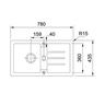 Franke Set Strata STG 614-78 sudoper + NOVARA PLUS slavina, Crna mat