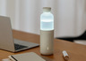 EQUA Glow boca, staklena boca + silikonska navlaka, senzor, 750ml, Mint