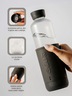 EQUA Glow boca, staklena boca + silikonska navlaka, senzor, 750ml, Dark