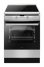 Amica indukcijski štednjak 6118IE2.390eEHTaDp(Xx), 60 cm, 4 zone, pećnica 77 L, energetski razred A, inox