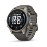 Garmin fēnix 9, 43 mm AMOLED Titanium Pebble Gray, 010-04761-11, pametni sat