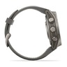 Garmin fēnix 9, 43 mm AMOLED Titanium Pebble Gray, 010-04761-11, pametni sat