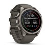 Garmin fēnix 9, 47 mm AMOLED Titanium Pebble Gray, 010-04762-01, pametni sat