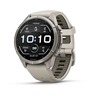 Garmin fēnix 9 Pro, 43 mm AMOLED Titanium Fog Gray/Dark Sandstone, 010-04335-86, pametni sat