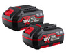 PRAKTIK TOOLS Q LINE FLEXPOWER set 2 baterije PTQ128, 18 V, 4,0 Ah