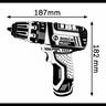 BOSCH Professional akumulatorska udarna bušilica GSB 12V-15, 2x2,0 Ah, GAL 12V-20, torba