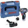 BOSCH Professional akumulatorska bušilica-izvijač GSR 12V-35 FC Solo, GFA 12-B/H, L-BOXX