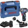 BOSCH Professional akumulatorska bušilica-izvijač GSR 12V-35 FC, 2x3,0 Ah, GFA 12-B/H, L-BOXX