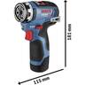 BOSCH Professional akumulatorska bušilica-izvijač GSR 12V-35 FC, 2x3,0 Ah, GFA 12-B/H, L-BOXX