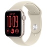 Apple Watch SE3 v2 GPS 44mm Starlight Aluminium Case with Sand Sport Band - S/M