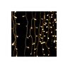 DEKORTREND Crystalline spojiva LED ledenica 2 x 0,9 m, 138 LED, toplo bijela, prozirni kabel