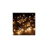 DEKORTREND spojive LED lampice 8 m, 100 LED, toplo bijele, crni kabel