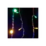 DEKORTREND spojiva LED ledenica 3 x 0,4 m, 100 LED, šarena, prozirni kabel