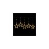 DEKORTREND Crystalline spojiva LED svjetlosna zavjesa sa zvjezdicama 1,2 x 0,8 m, 120 LED, toplo bijela