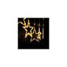 DEKORTREND Crystalline spojiva LED svjetlosna zavjesa sa zvjezdicama 1,2 x 0,8 m, 120 LED, toplo bijela