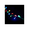 DEKORTREND spojive LED lampice 8 m, 100 LED, šarene, prozirni kabel