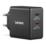 Lenovo Dual USB-C 65W GaN punjač, crni (40AW065BEU)