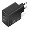 Lenovo Dual USB-C 65W GaN punjač, crni (40AW065BEU)
