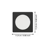 EGLO ugradbena/1, LED-CCT, 6,3 W, 119x119, crna 'FUEVA 6'