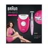 BRAUN epilator SE 3420 + bikini trimer RT