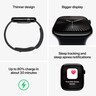 Apple Watch Series 10 GPS 46mm Jet Black Aluminium Case with Black Sport Band - M/L, pametni sat RA