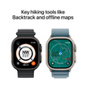 Apple Watch Ultra 3 GPS + Cellular 49mm Black Titanium Case with Black/Charcoal Trail Loop - M/L RA
