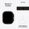 Apple Watch Ultra 3 GPS + Cellular 49mm Black Titanium Case with Black/Charcoal Trail Loop - M/L RA