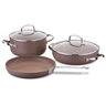 KORKMAZ Browni set posuđa 5/1 - A2899 RA