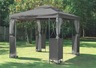 Vrtni paviljon 2,5 x 2,5 x 2,7 m sivi RA
