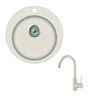 Set sudoper Helika Clarus SR100-W + slavina SHR J, Silica RA
