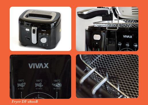 VIVAX HOME friteza DF-1800B