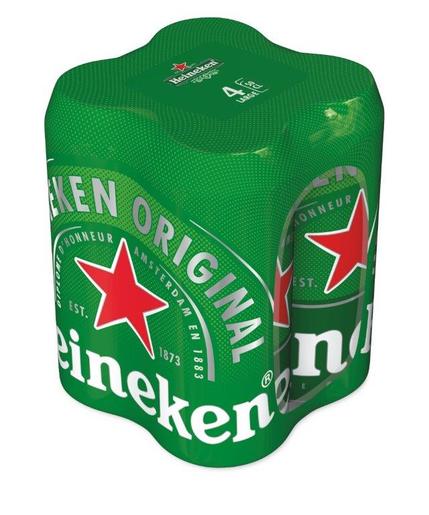 Heineken pivo 4/1 limenka 0,4 l