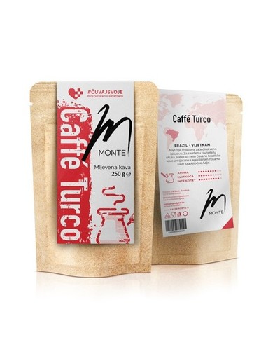 MONTE Turco, mljevena kava za domaćinstvo 250G