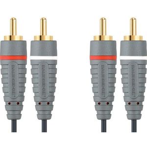 Bandridge BAL4205, audio kabel 2XRCA - 2XRCA, 5.0 m