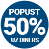 Diners rođendan sticker 50%