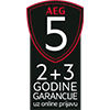 2+3 godine garancije AEG