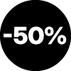 Black Friday 50% u košarici