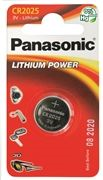 PANASONIC baterije CR-2025EL/1B  Lithium Coin