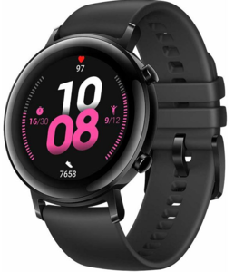 Huawei Watch GT2 42 mm Sport, crni silikonski remen, pametni sat