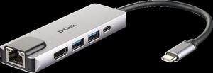 DLink DUB-M520, 5-in-1 USB-C Hub sa HDMI/Ethernet i napajanjem
