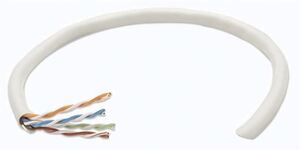 Intellinet Patch Cable Cat6, U/UTP, CCA,305m, Solid, 23AWG, sivi