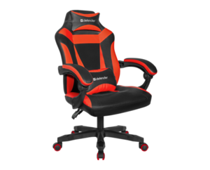 DEFENDER TECHNOLOGY STOLICA MASTER, GAMING CHAIR, RED/BLACK