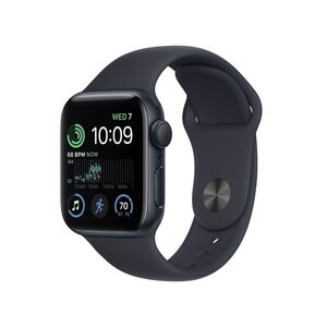 Apple Watch SE2 GPS 44mm, Midnight Aluminium Case, Midnight Sport Band - Regular