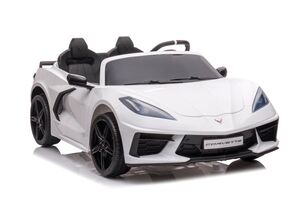 Corvette Stingray licencirani auto na akumulator, bijeli