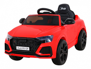 Audi RS Q8 licencirani auto na akumulator, crveni