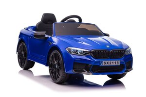 BMW M5 licencirani auto na akumulator, plavi