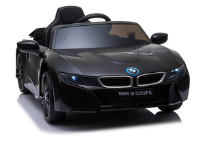BMW i8 JE1001 licencirani auto na akumulator, crni